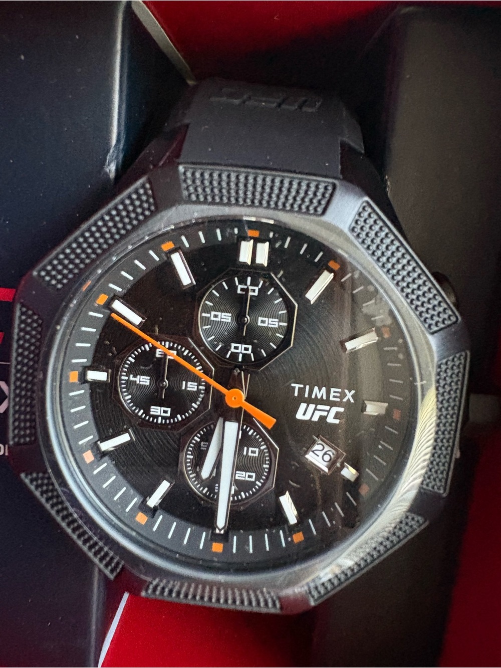 TIMEX Watch UFC King 10 ATM Water Resistant Mineral Glass   TW2V87200 Men Black